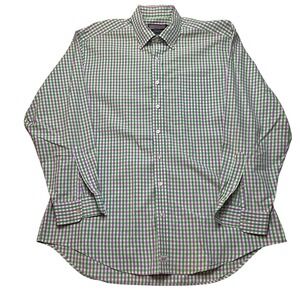 Vineyard Vines Button Down Mens XL Green Purple Murray Shirt Gingham Plaid